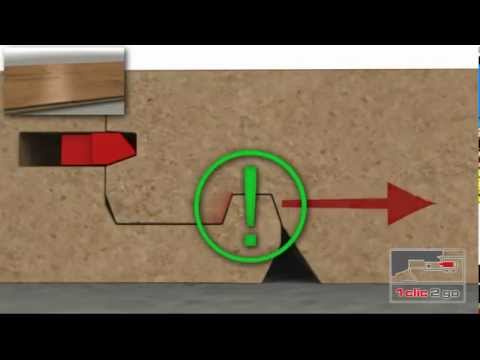 Λεπτομέρειες τοποθέτησης δαπέδου laminate 1clic2go
