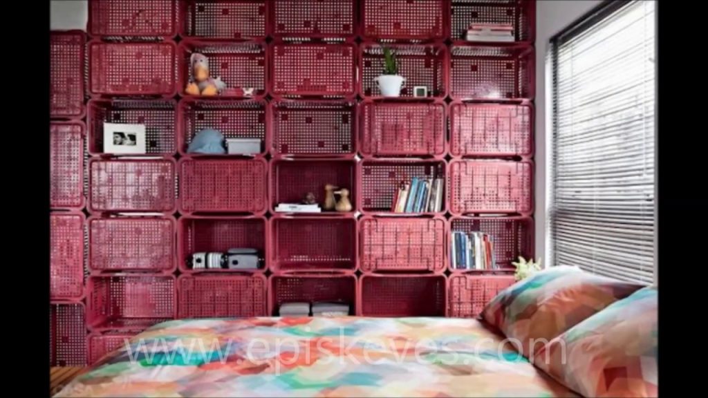 Βιβλιοθηκη από καφάσια --Library from crates