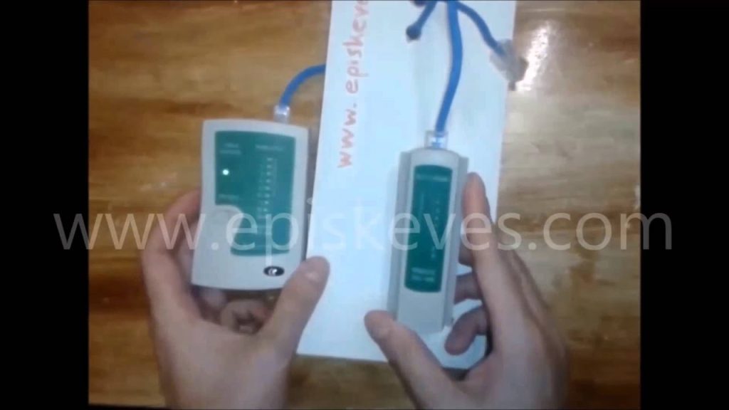 Λειτουργία Tester RJ45
