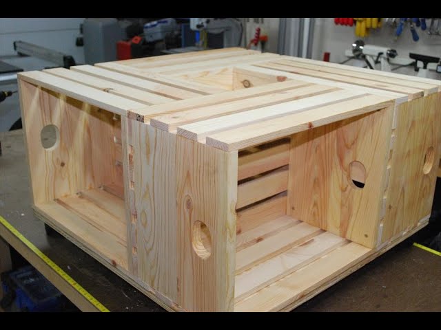 DIY Κατασκευή τραπέζι από καφάσια